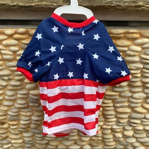 Top Paw All American Flag Patriotic T-shirt for Dogs. Size Small. NWT! - Picture 5 of 8